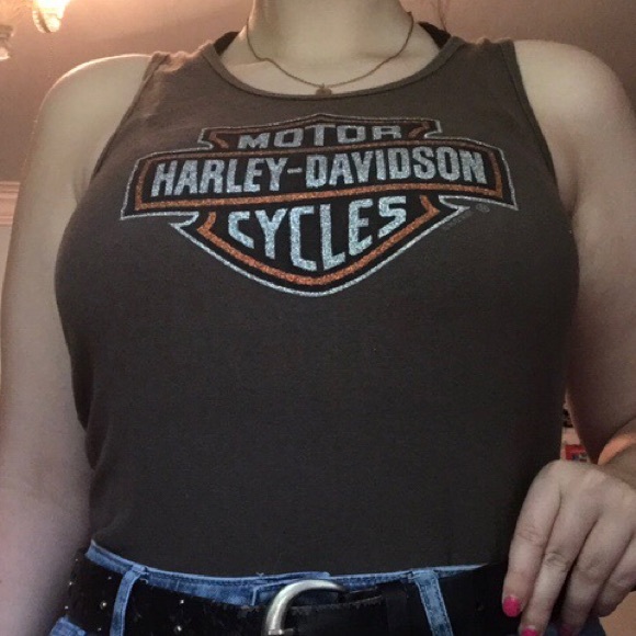 Harley Davidson Motorcycle Tank Top - Picture 2 of 2